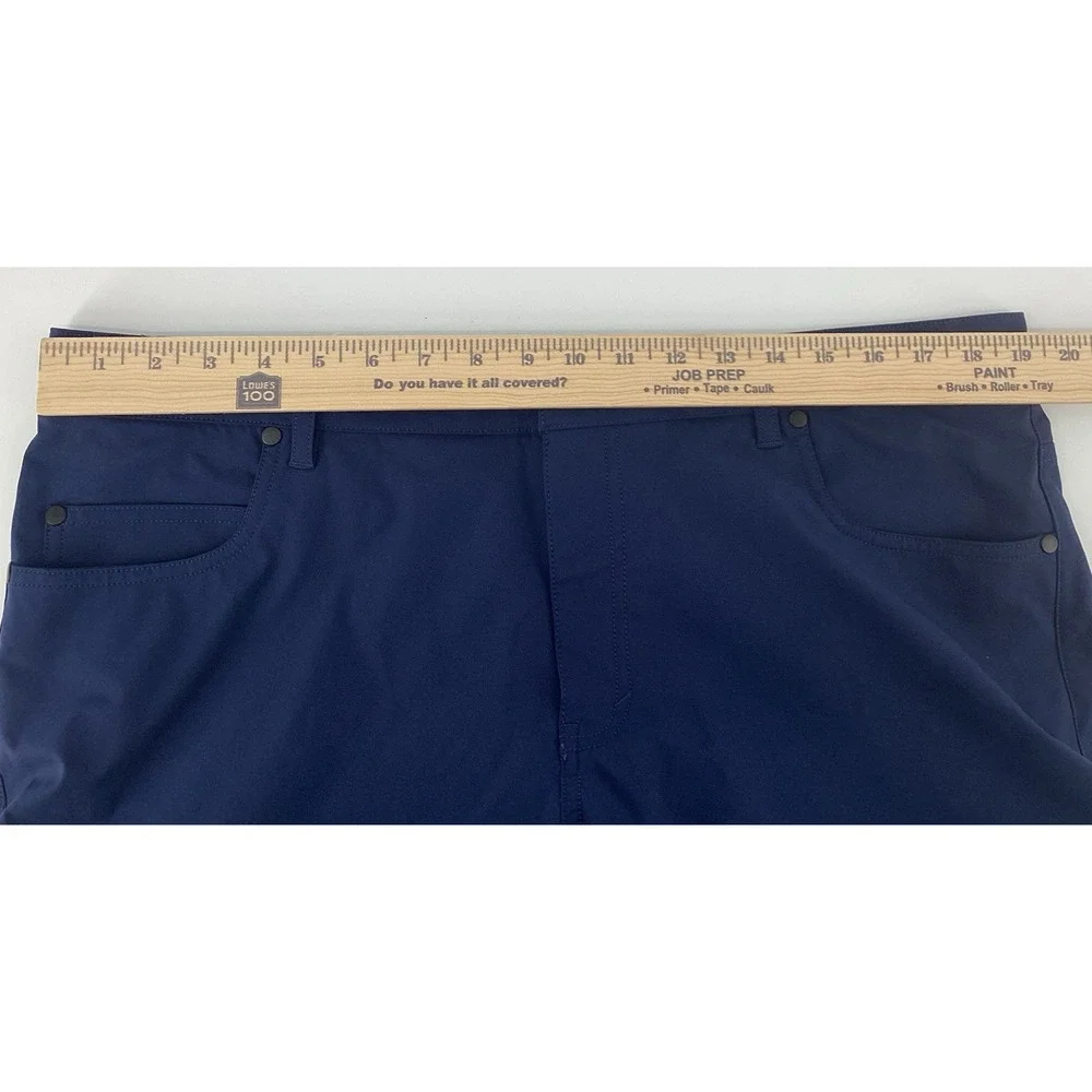 Nike Men's 38x30 Navy Blue Tour Repel 5-Pocket Slim Fit Golf Pants Style FD5615